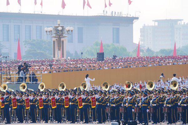 九牛网 直击九三阅兵现场 重温方队接受检阅｜高清大图